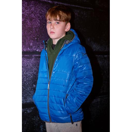 David Lloyd Kids Padded Jacket - Royal Blue